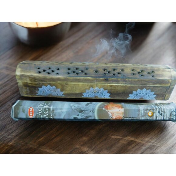 Hem Black Magic Incense Sticks 20 Count Mystical Fragrance For Relaxation Medita - Picture 4 of 9